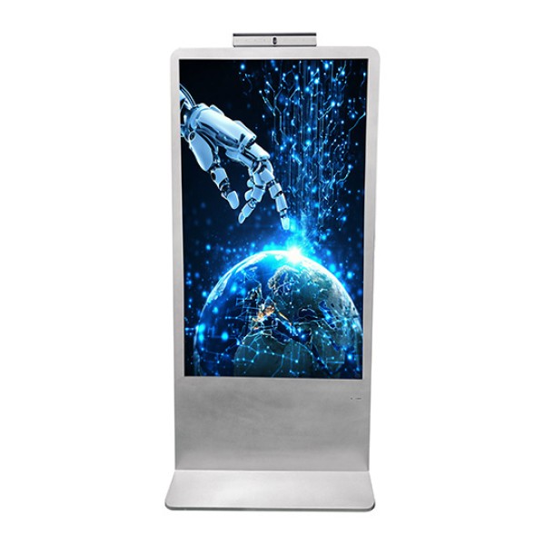 Floor-standing vertical advertising machine