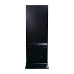 Floor-standing vertical advertising machine