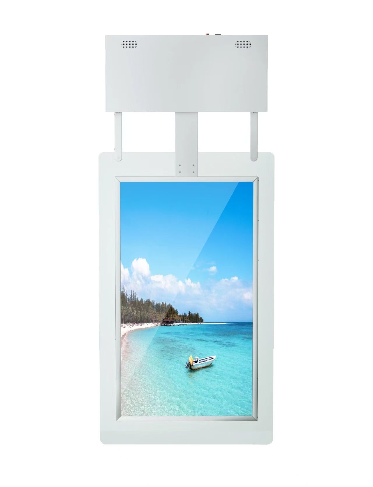 Transparent Advertising machine